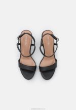 högklackade sandaler svarta Anna Field 42BF61375 kvinnor - Bild 6