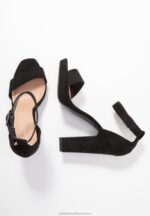 högklackade sandaler svarta Anna Field 42BF61565 kvinnor - Bild 8