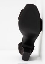 högklackade sandaler svarta Anna Field 42BF61565 kvinnor - Bild 9