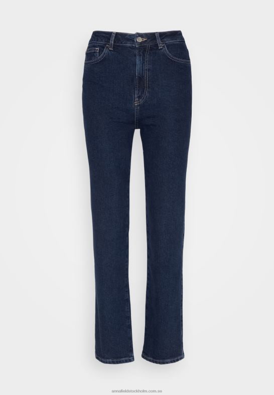 jeans med raka ben blå denim Anna Field 42BF6664 kvinnor - Bild 5