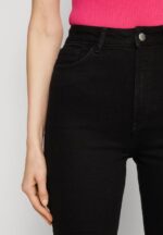 jeans med raka ben svart denim Anna Field 42BF6665 kvinnor - Bild 6