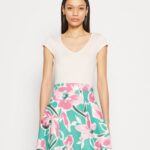 jeansklänning vit/grön/rosa Anna Field 42BF668 kvinnor