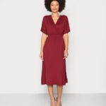 jersey klänning bordeaux Anna Field 42BF6118 kvinnor