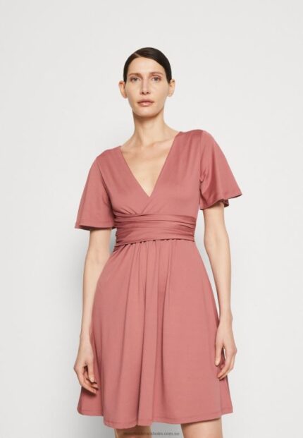 jersey klänning rosa Anna Field 42BF6127 kvinnor