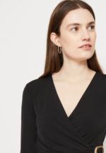 jersey klänning svart Anna Field 42BF666 kvinnor - Bild 4