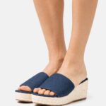 klack mules blå denim Anna Field 42BF61886 kvinnor