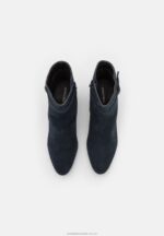 klassiska ankelboots i läder mörkblå Anna Field 42BF61934 kvinnor - Bild 6
