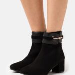 klassiska ankelboots i läder svart Anna Field 42BF61928 kvinnor