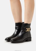 klassiska ankelboots i läder svart Anna Field 42BF61963 kvinnor