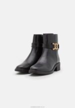 klassiska ankelboots i läder svart Anna Field 42BF61963 kvinnor - Bild 3