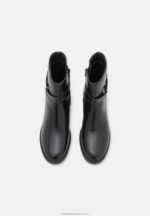 klassiska ankelboots i läder svart Anna Field 42BF61963 kvinnor - Bild 6