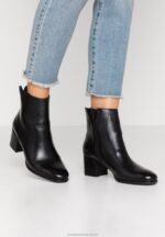 klassiska ankelboots i läder svart Anna Field 42BF61980 kvinnor