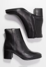 klassiska ankelboots i läder svart Anna Field 42BF61980 kvinnor - Bild 4