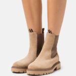 klassiska stövlar i läder beige Anna Field 42BF61946 kvinnor