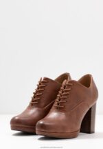 komfort högklackade ankelboots konjak Anna Field 42BF61748 kvinnor - Bild 5
