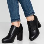 komfort högklackade ankelboots svarta Anna Field 42BF61773 kvinnor