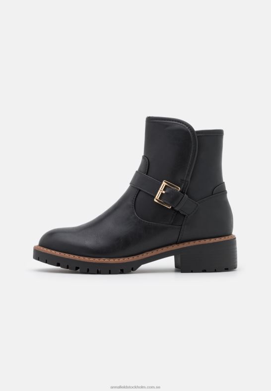 komfort vinterkänga klassiska ankelboots svart Anna Field 42BF62001 kvinnor - Bild 2