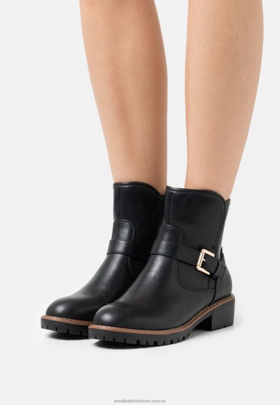komfort vinterkänga klassiska ankelboots svart Anna Field 42BF62001 kvinnor - Bild 1