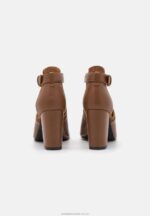läder ankel manschett sandaler cognac Anna Field 42BF61333 kvinnor - Bild 4