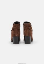 läder ankelboots konjak Anna Field 42BF61935 kvinnor - Bild 4