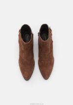 läder ankelboots konjak Anna Field 42BF61935 kvinnor - Bild 6