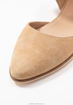läder ankelrem balett pumps beige Anna Field 42BF62162 kvinnor - Bild 3