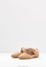 läder ankelrem balett pumps beige Anna Field 42BF62162 kvinnor - Bild 5