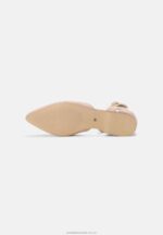 läder ankelrem balett pumps beige Anna Field 42BF62164 kvinnor - Bild 7
