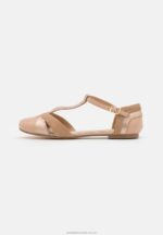 läder ankelrem balett pumps beige Anna Field 42BF62168 kvinnor - Bild 2