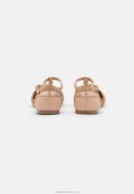 läder ankelrem balett pumps beige Anna Field 42BF62168 kvinnor - Bild 4