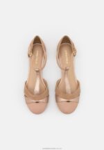 läder ankelrem balett pumps beige Anna Field 42BF62168 kvinnor - Bild 6