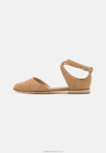 läder ankelrem balett pumps beige Anna Field 42BF62170 kvinnor - Bild 2