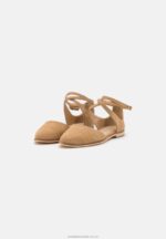 läder ankelrem balett pumps beige Anna Field 42BF62170 kvinnor - Bild 3