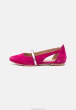 läder ankelrem balett pumps rosa Anna Field 42BF62179 kvinnor - Bild 2