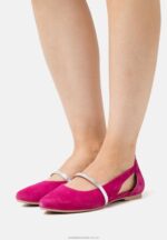 läder ankelrem balett pumps rosa Anna Field 42BF62179 kvinnor