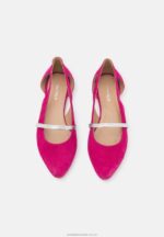 läder ankelrem balett pumps rosa Anna Field 42BF62179 kvinnor - Bild 6