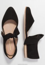 läder ankelrem balett pumps svart Anna Field 42BF62159 kvinnor - Bild 4