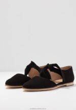 läder ankelrem balett pumps svart Anna Field 42BF62159 kvinnor - Bild 5