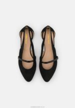 läder ankelrem balett pumps svart Anna Field 42BF62171 kvinnor - Bild 6