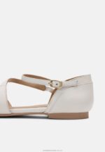 läder ankelrem balett pumps vit Anna Field 42BF62167 kvinnor - Bild 6