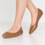 läder balett pumps cognac Anna Field 42BF62066 kvinnor