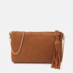 läder clutch cognac Anna Field 42BF62438 kvinnor