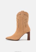 läder cowboy/biker ankel boot beige Anna Field 42BF62052 kvinnor - Bild 2