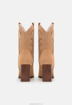 läder cowboy/biker ankel boot beige Anna Field 42BF62052 kvinnor - Bild 4