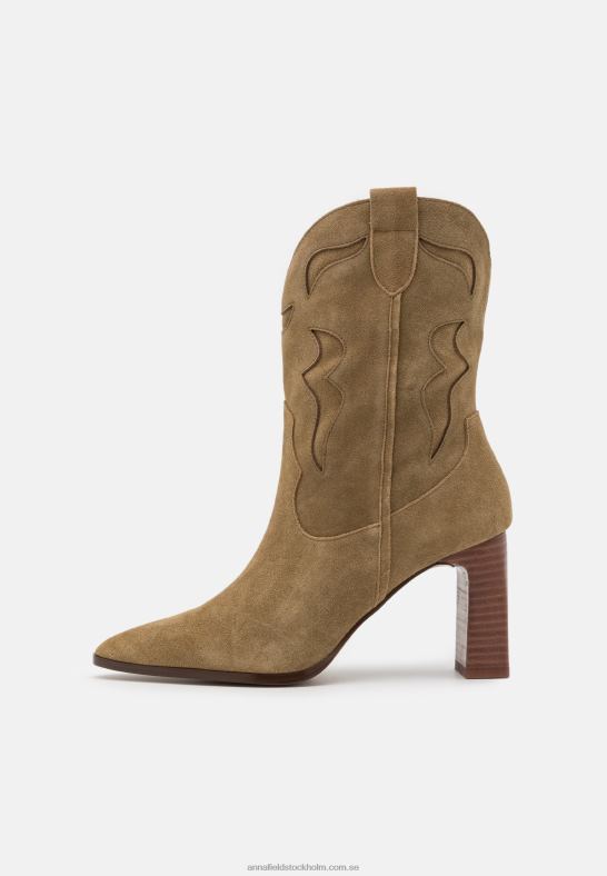 läder cowboy/biker ankel boot khaki Anna Field 42BF62051 kvinnor - Bild 2
