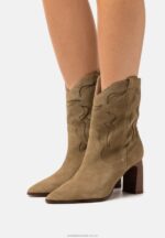 läder cowboy/biker ankel boot khaki Anna Field 42BF62051 kvinnor