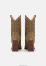 läder cowboy/biker ankel boot khaki Anna Field 42BF62051 kvinnor - Bild 4