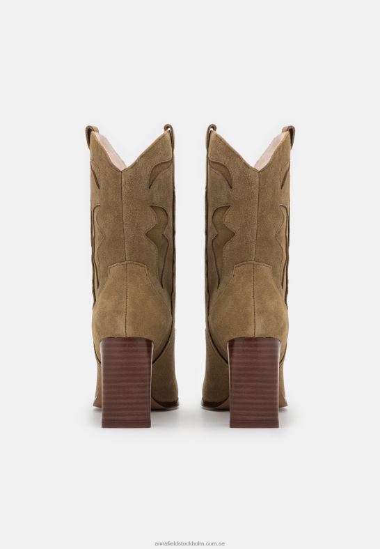 läder cowboy/biker ankel boot khaki Anna Field 42BF62051 kvinnor - Bild 4