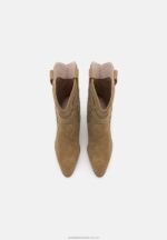 läder cowboy/biker ankel boot khaki Anna Field 42BF62051 kvinnor - Bild 6