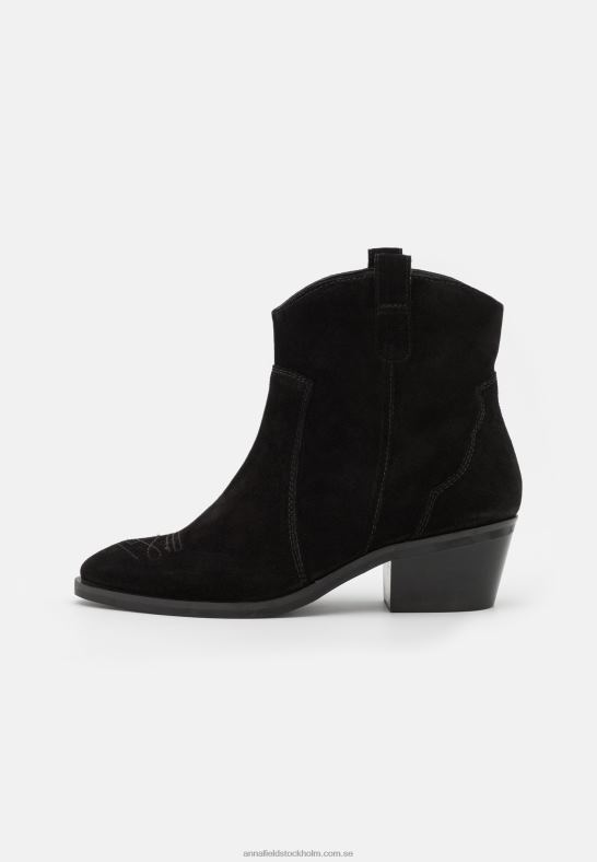 läder cowboy/biker ankel boot svart Anna Field 42BF62050 kvinnor - Bild 2
